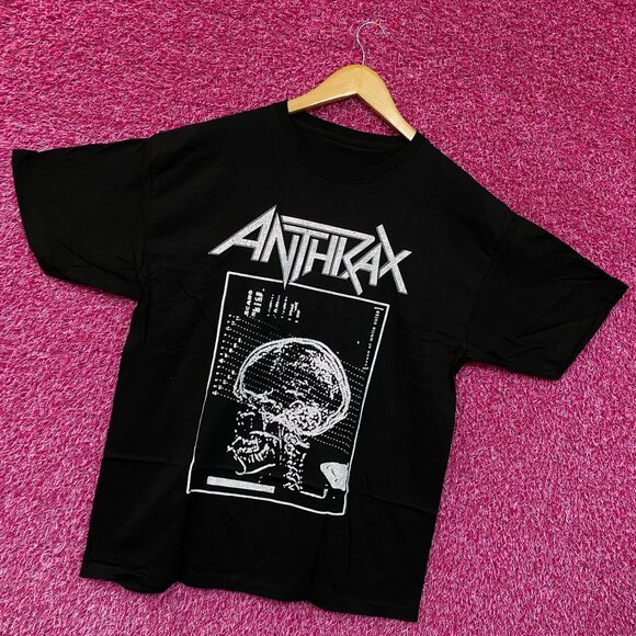 Anthrax Sound of White Noise Album Thrash Metal Band Tee large - Picture 3 of 4